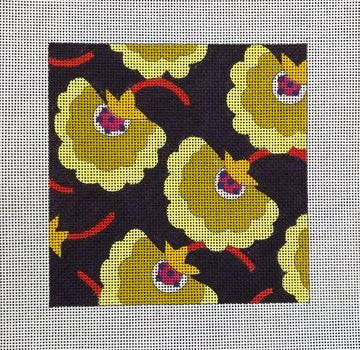Yellow Fanned Florals  IN292