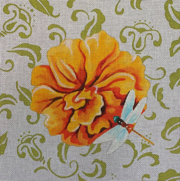 Peony And Dragonfly  FF219