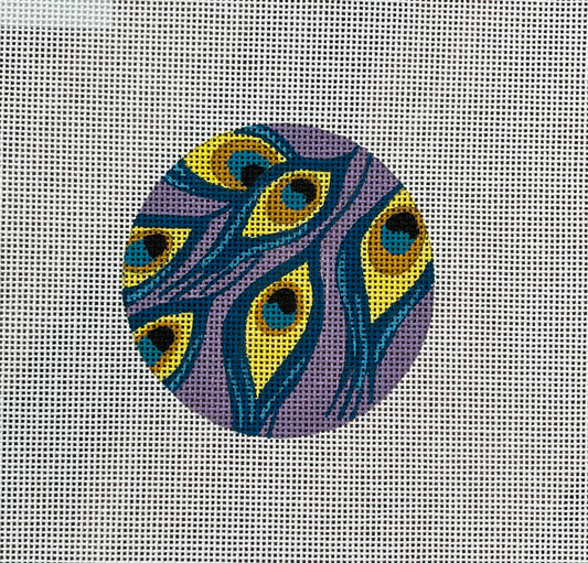 Peacock Feathers On Purple  IN420