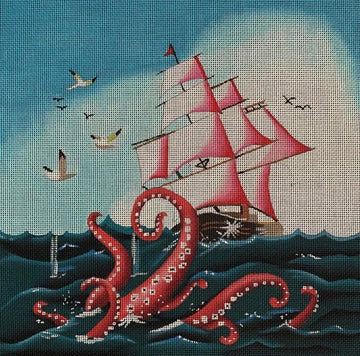 Ship And Octopus  MC460