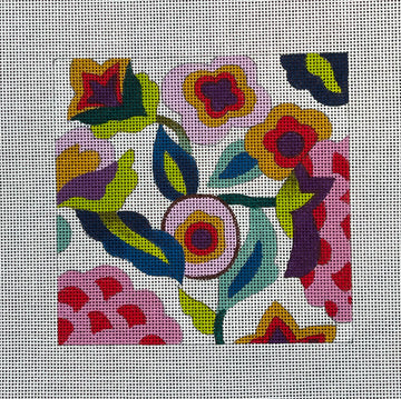 Pink Circle Floral  IN281