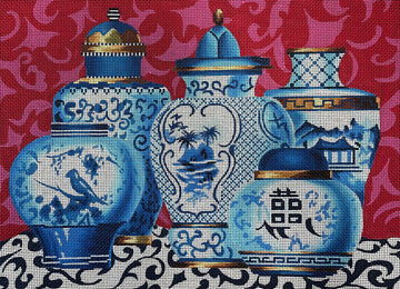 Blue Vases  MC315
