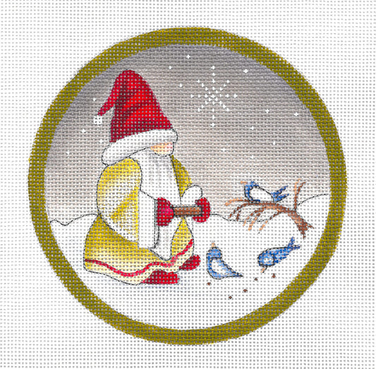 Gnome With Birds  JG-168