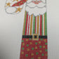 Santa Gold Stars Candy Cane CH-20