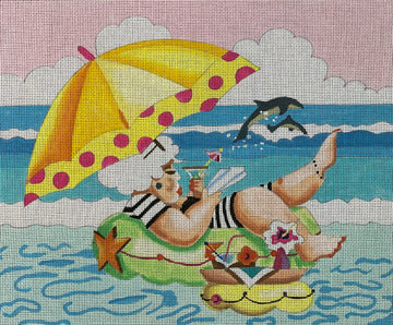 Chubby Lady with Double Tubes  PE243