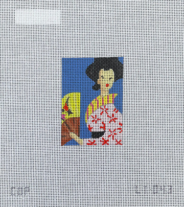 Woman with Fan   LT043