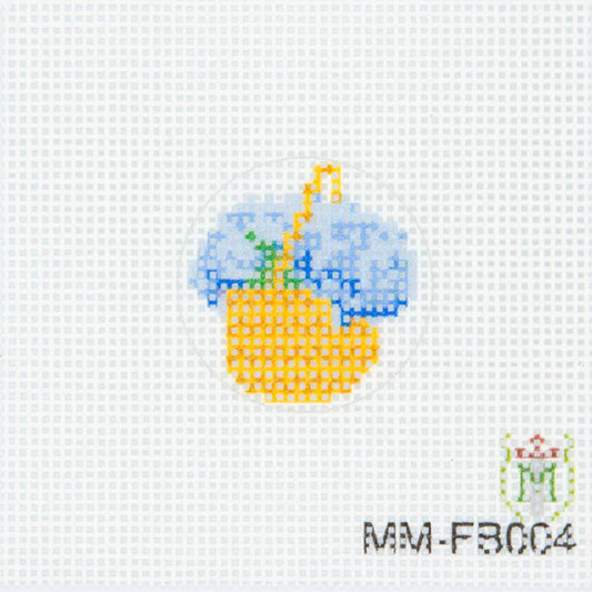 Bag Tag Hydrangea Basket MM-FB004