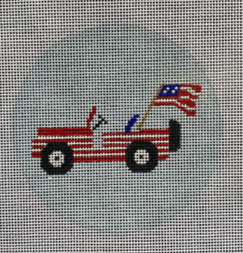 Patriotic Jeep O-07