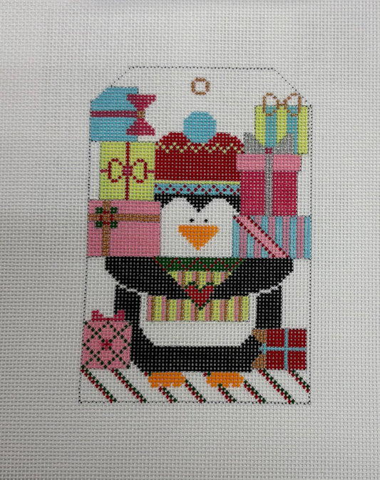 Penguin Skating Gift Tag UNK71