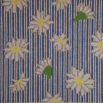 Daisy On Blue Stripe PIL204