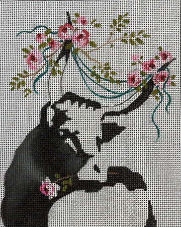 Bull with Roses  TB006