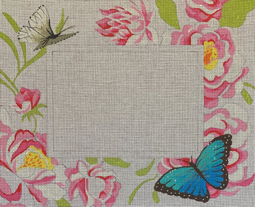 Pink Floral with Butterflies  PF180