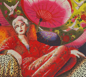 Woman/Unbrella  PE110
