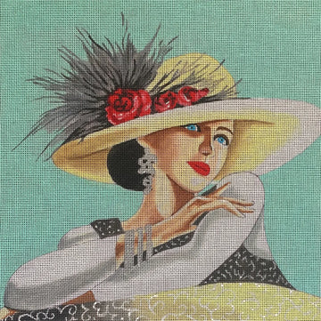Elegant Lady In Hat  PE117