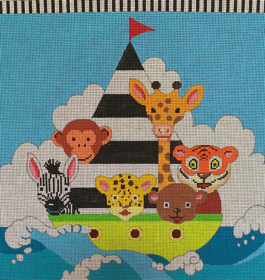 Animals On Sailboat  AN352