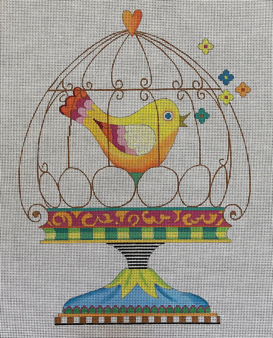 Bird In Cage  AN125