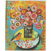 Bluebird with Bouquet TC-RN-601-18
