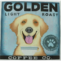 Golden Retriever Coffee TC-SF-109-18