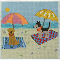 Dogs on Beach TC-T-411-18