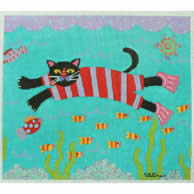 Cat Swimming TC-T-412-18