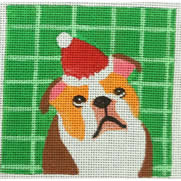 Bulldog Santa Hat TC-T-429I