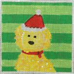Yellow Doodle Santa Hat TC-T-429K