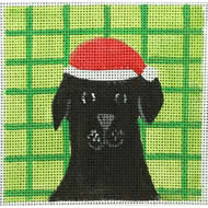 Black Lab Santa Hat TC-T-429O