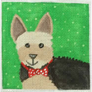 Yorkie Santa Bow TC-T-429P