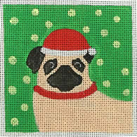 Pug Santa Hat TC-T-429Q