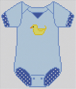 Baby Onesie - Blue With Duck XO-183b