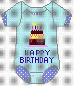 Baby Onesie Happy Birthday XO-183j