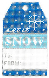 Let It Snow Gift Tag XO-198b