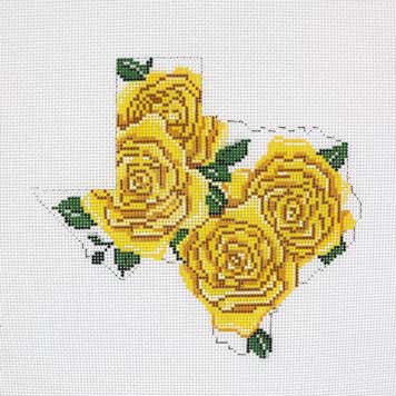 State Shaped Texas Yellow Roses XO-213t