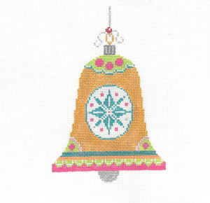Vintage Ornament Bell Shape Gold XO-222d