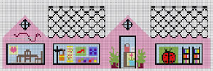 Needlepoint House 3-D House XO-250i